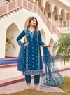 Gulabi Vol 3 By Ossm Roman SIlk Embroidery Readymade Suits Wholesale Price In Surat
